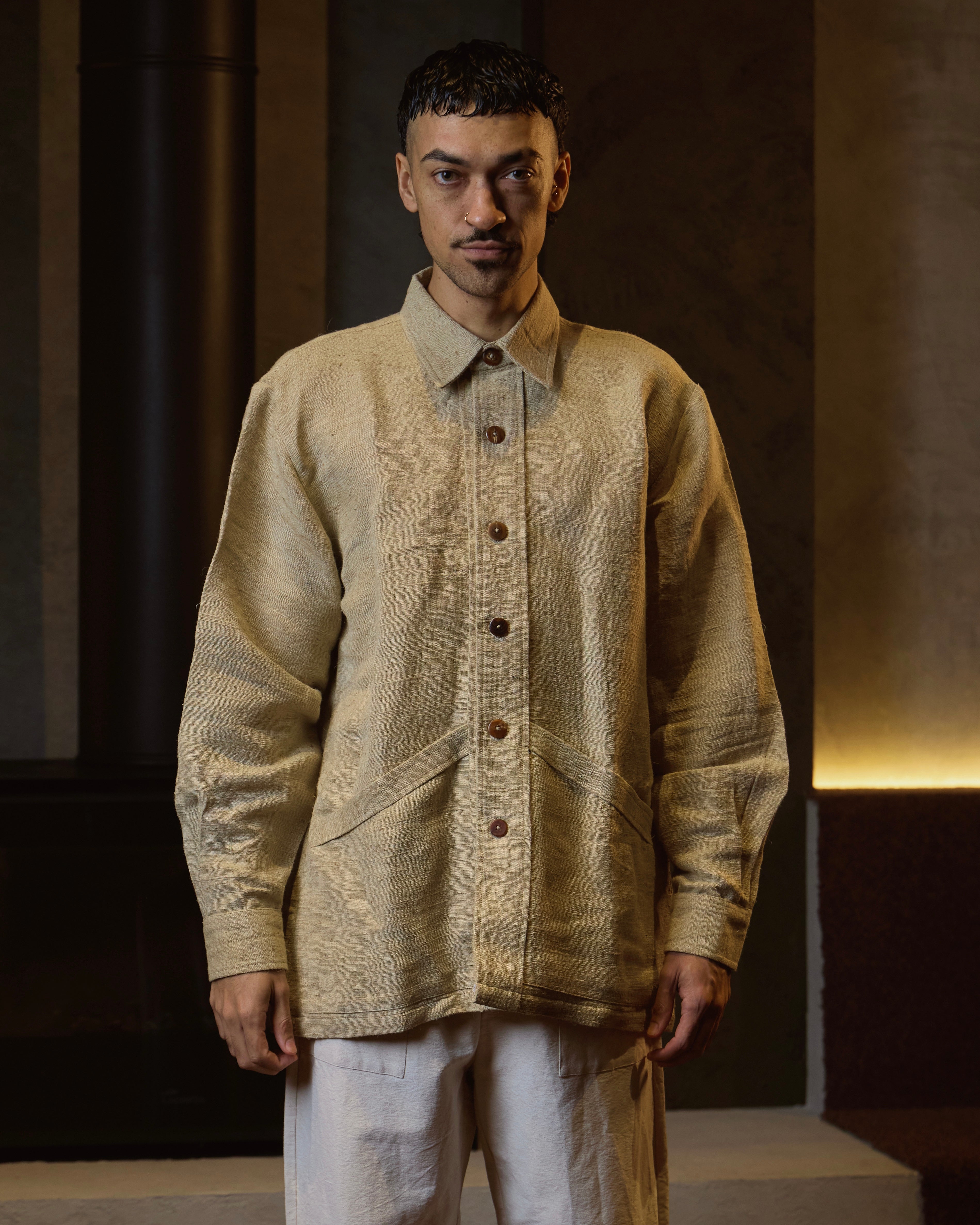 Elowen silk dress-shirt