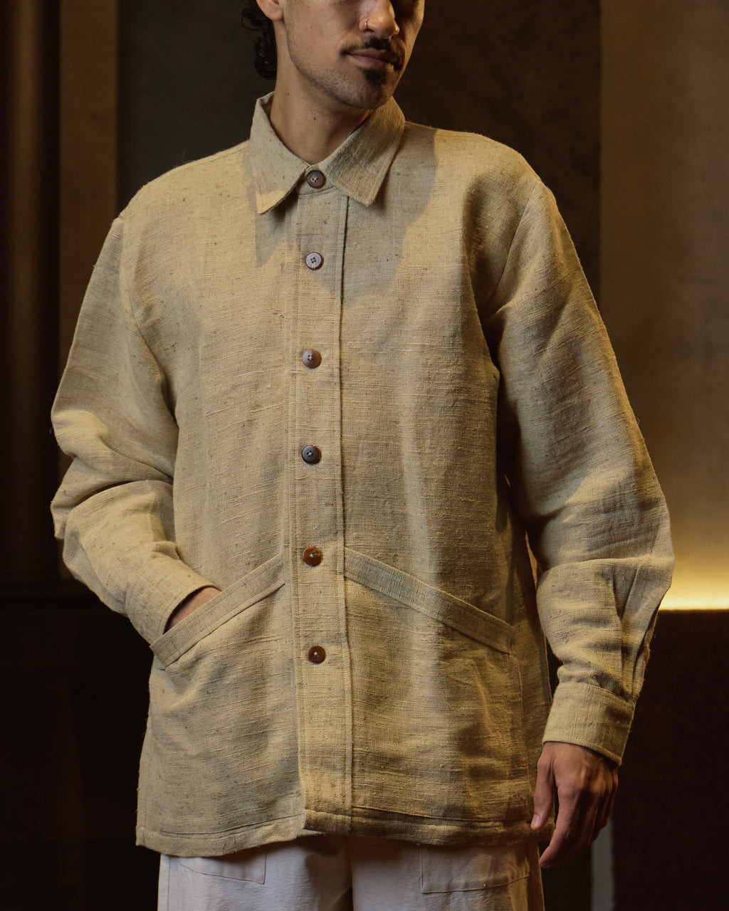 Elowen silk dress-shirt