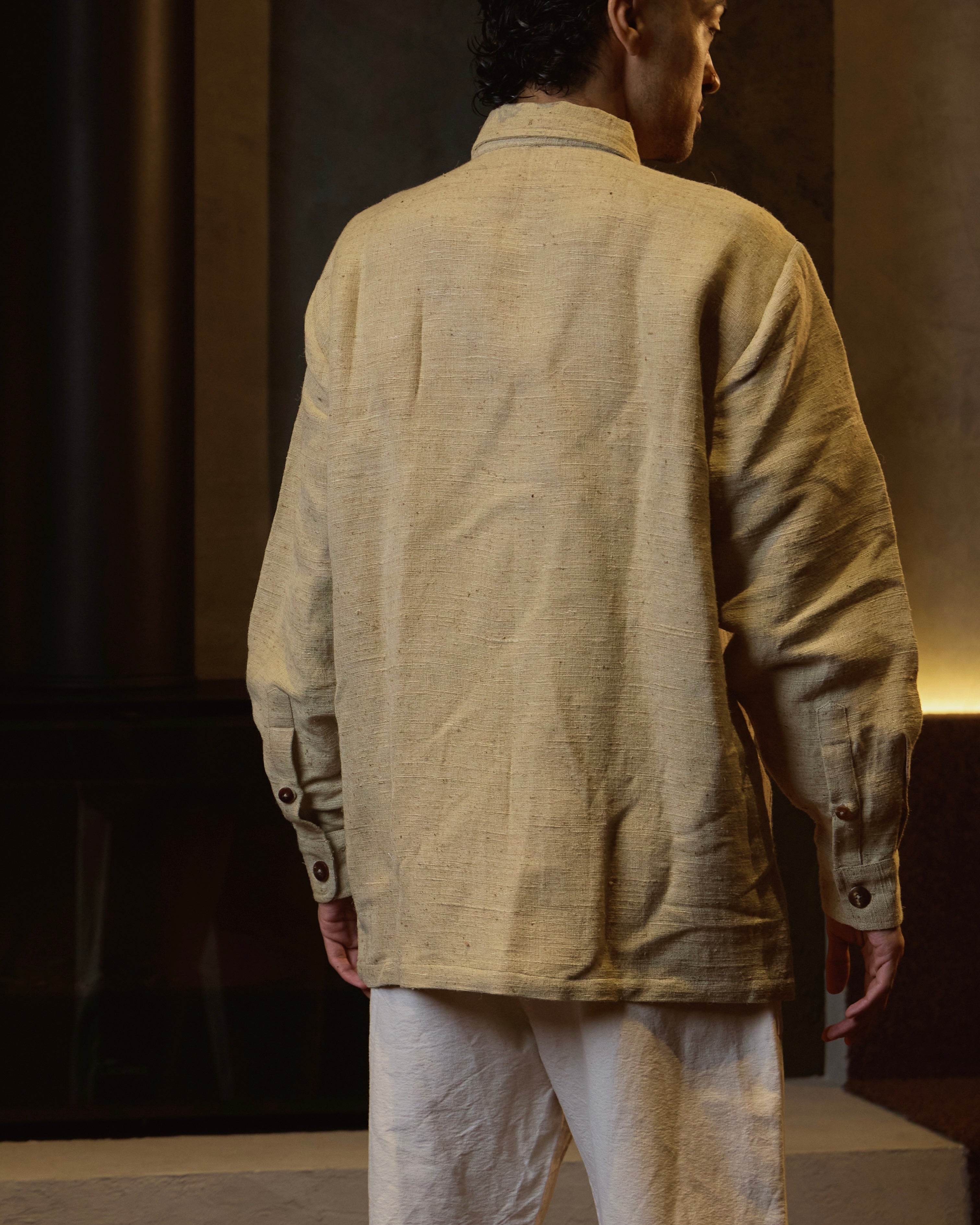 Elowen silk dress-shirt