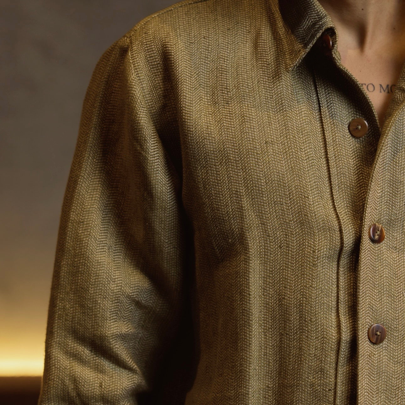 Noor linen dress-shirt
