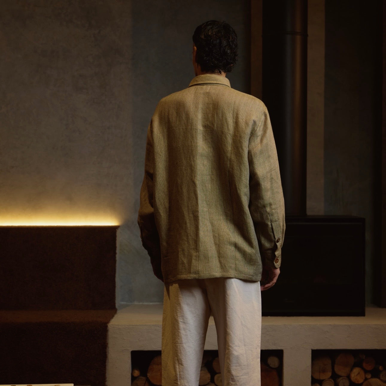 Noor linen dress-shirt