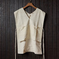 Sable silk vest.